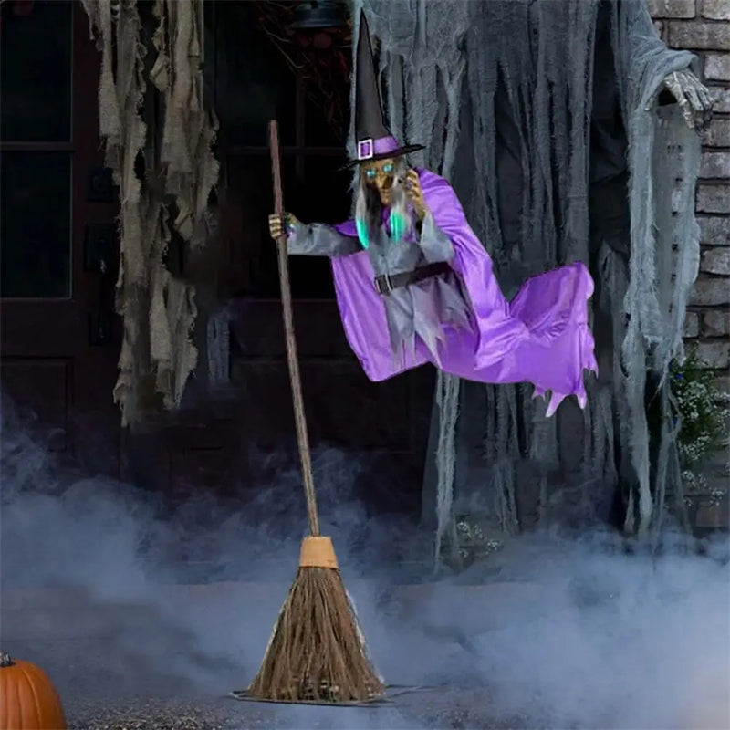 Flying Witch – Halloween-Hexendekoration