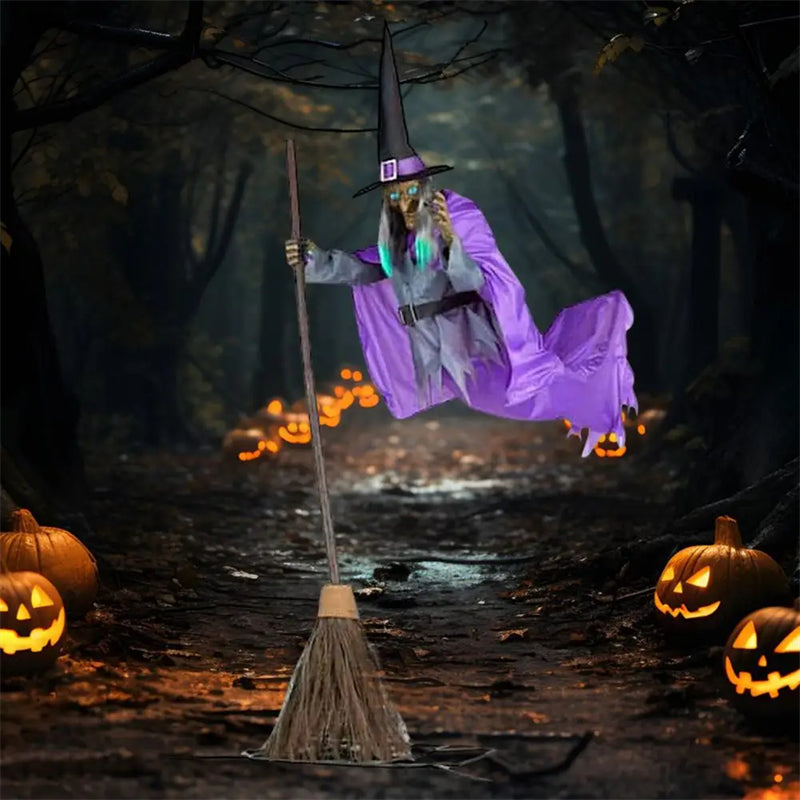 Flying Witch – Halloween-Hexendekoration