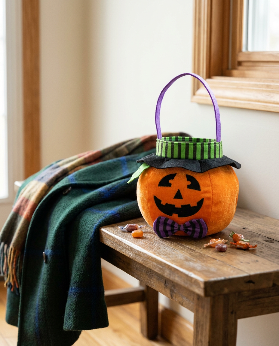 Candy Pumpkin – Halloween-Süssigkeitentasche