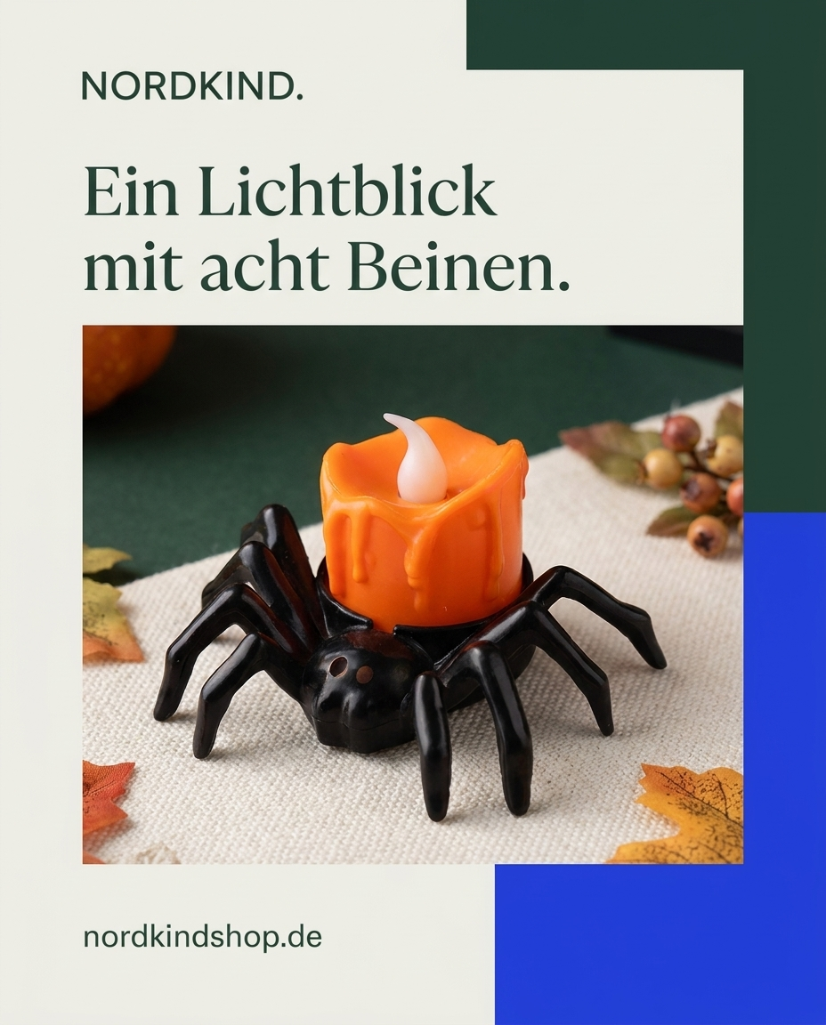 Spider Glow – Halloween-Spinnenlicht