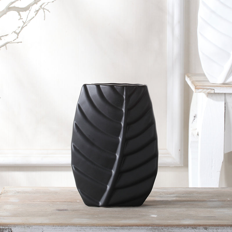 Blattstruktur-Vase – Originalproduktfoto