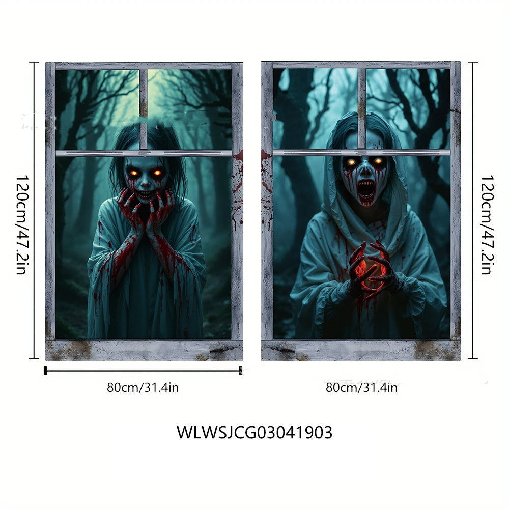 Witch Window – Halloween-Fensterbanner
