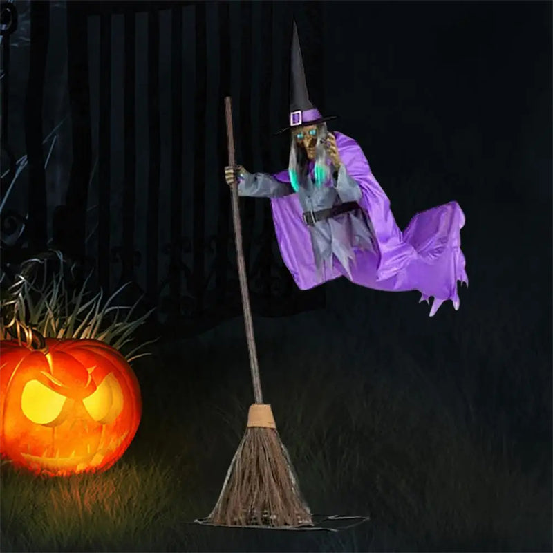 Flying Witch – Halloween-Hexendekoration