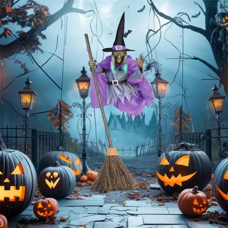 Flying Witch – Halloween-Hexendekoration