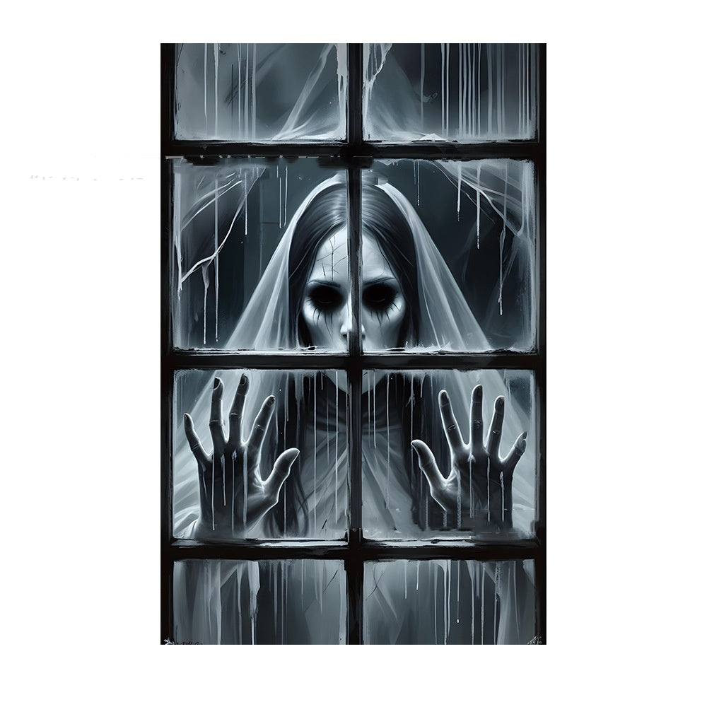 Witch Window – Halloween-Fensterbanner
