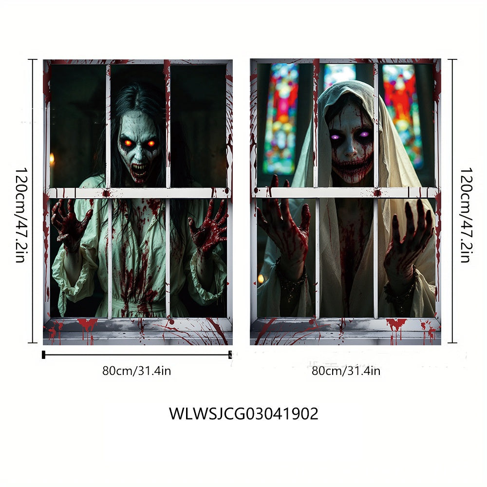 Witch Window – Halloween-Fensterbanner