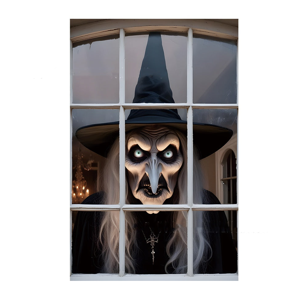 Witch Window – Halloween-Fensterbanner