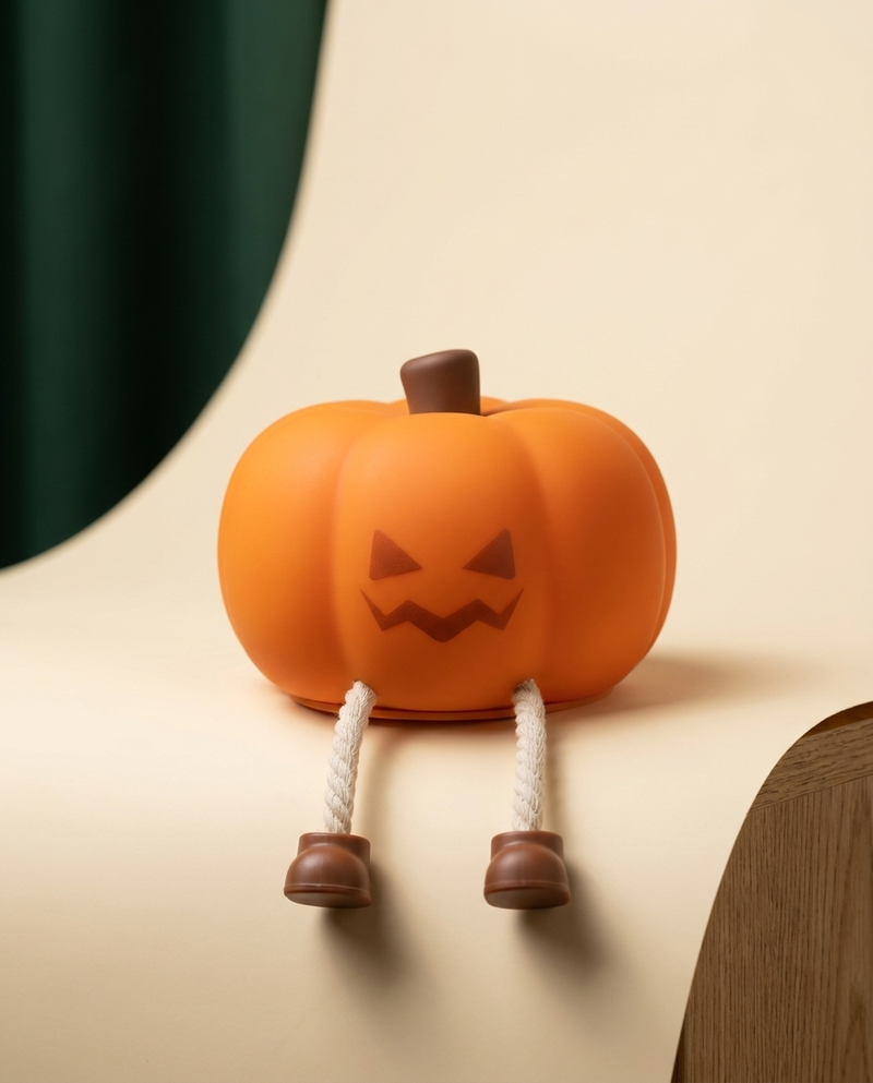 Pumpkin Glow – Silikon-Kürbislicht