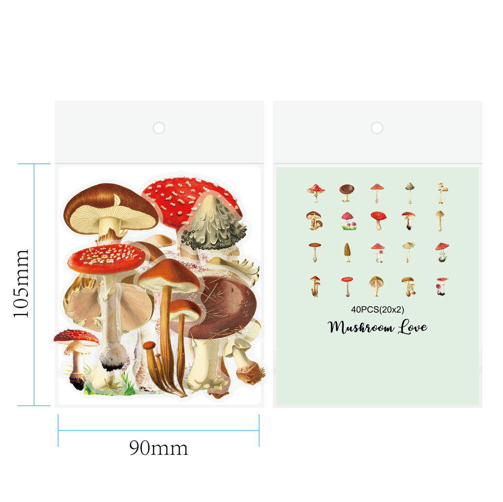Botanical Club · 40 Vintage-Sticker