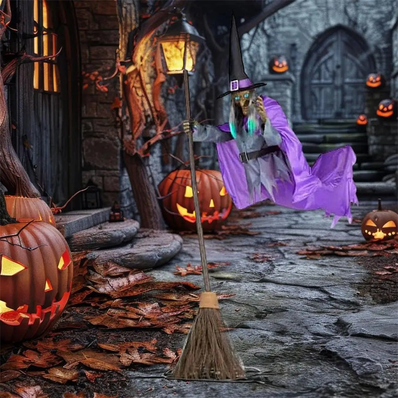 Flying Witch – Halloween-Hexendekoration