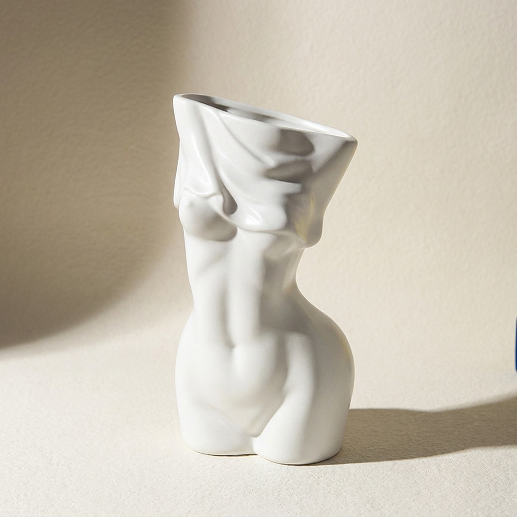 Körperkunst – Skulpturale Torso-Vase