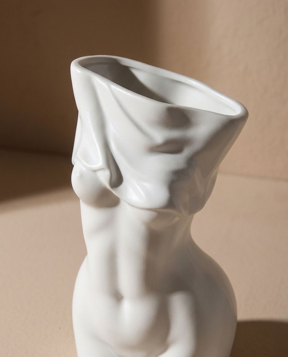 Körperkunst – Skulpturale Torso-Vase