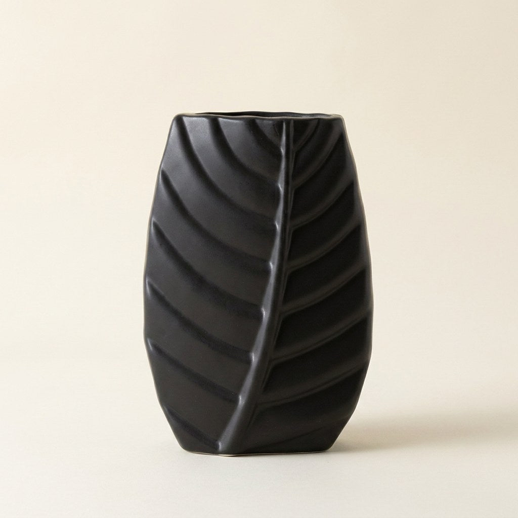 Blattstruktur-Vase