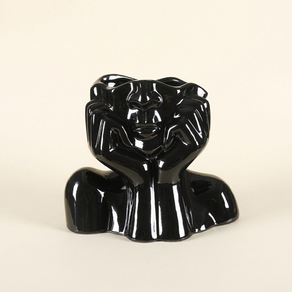 Kleine Figuren-Vase