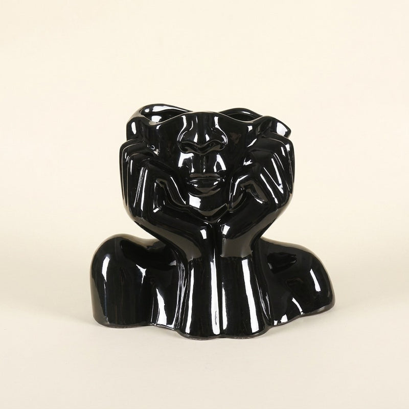 Kleine Figuren-Vase