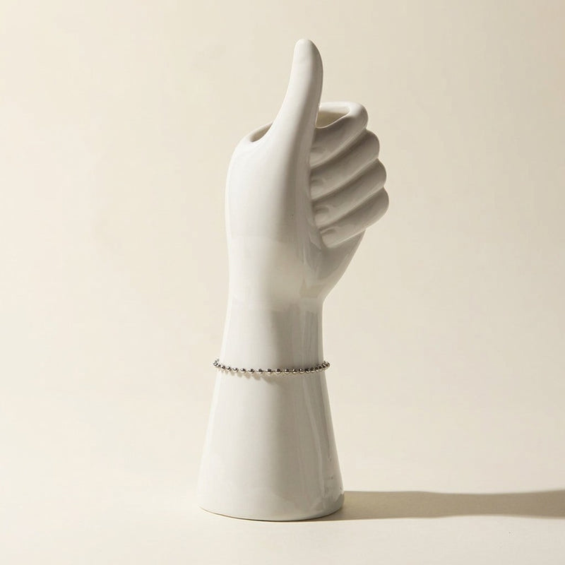 Hand-Vase aus Keramik