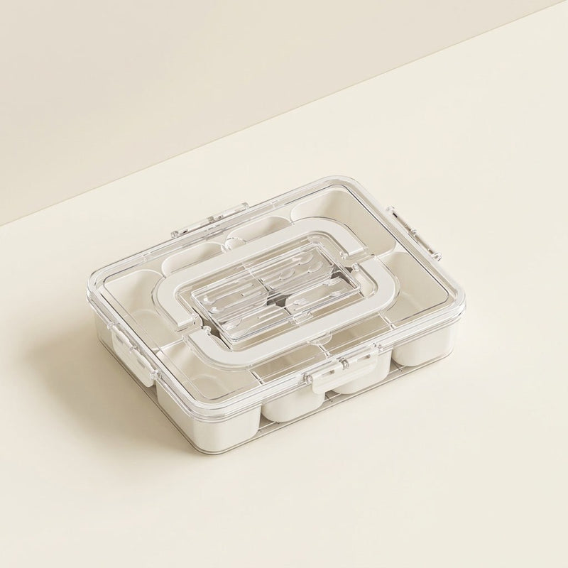 Snackbox mit acht Fächern